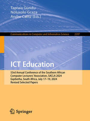 cover image of ICT Education